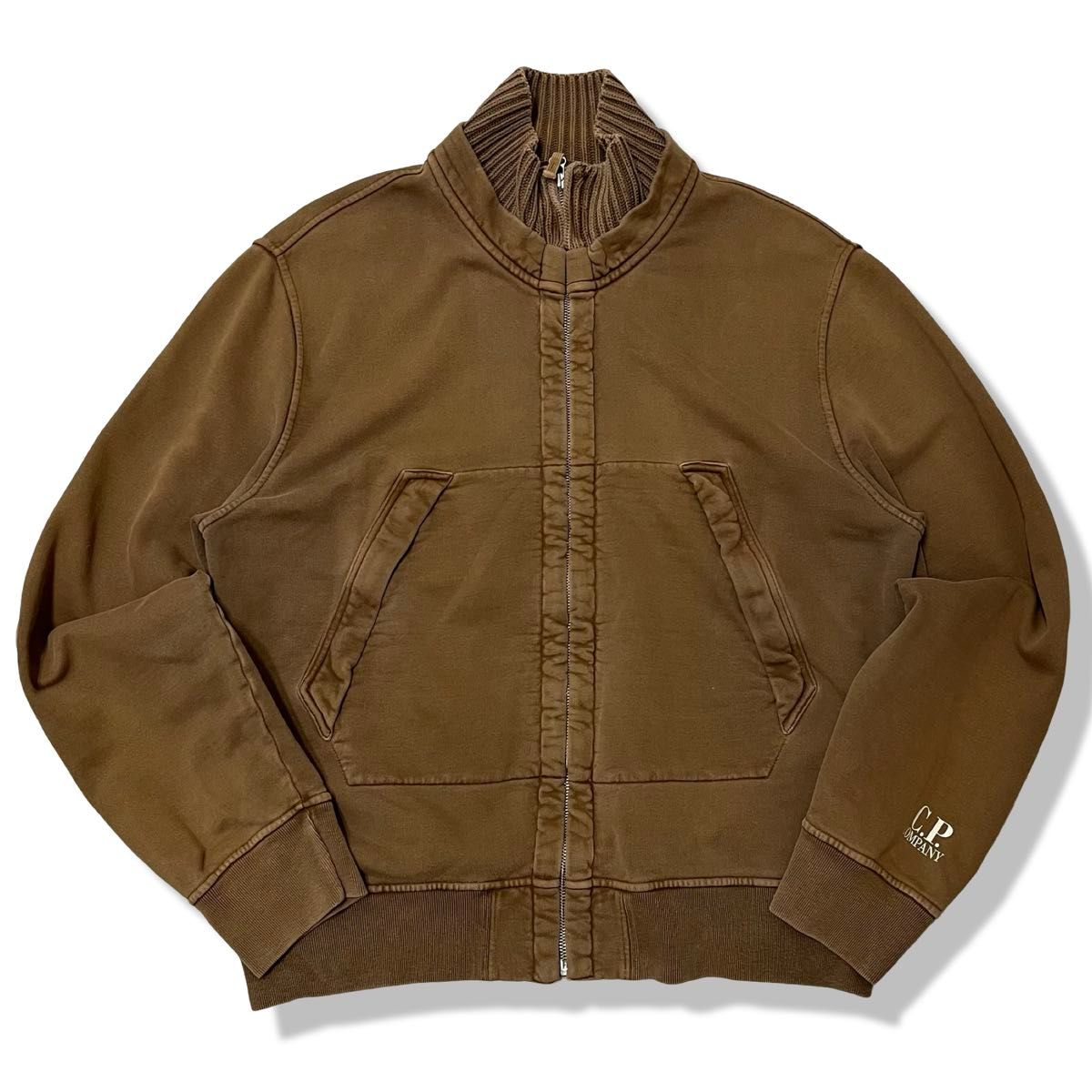 【2003AW】C.P.COMPANY ガーメントダイ ジップアップトラックジャケット L 00s モレノフェラーリ期 ブルゾン