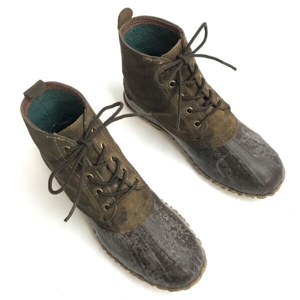 【公式】フジのお歳暮・冬ギフト - WEBカタログ掲載中 70s-80s?/カナダ製/Vintage☆SOREL/ソレル☆本革/スノーブーツ/ハンター/ビーンブーツ【26.0-27.0/茶】Leather/Boots/shoes◇bWB103-07 スノーブーツ