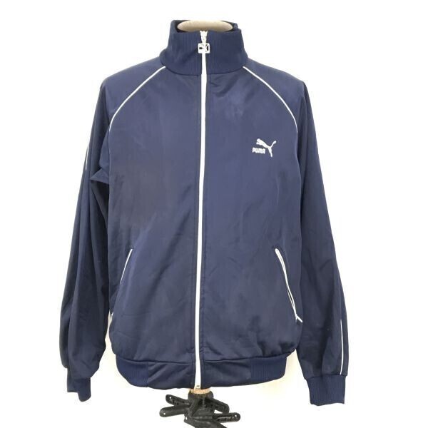 【コンビニ受取対応商品】 80s シンガポール製ビンテージ プーマ/PUMA 長袖ジャージ プーマ