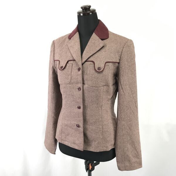 レノマ パリス/renoma PARIS☆ジャケット/ブレザー【38/レディースM/赤茶系/redbrown】Jackets◇cBH273