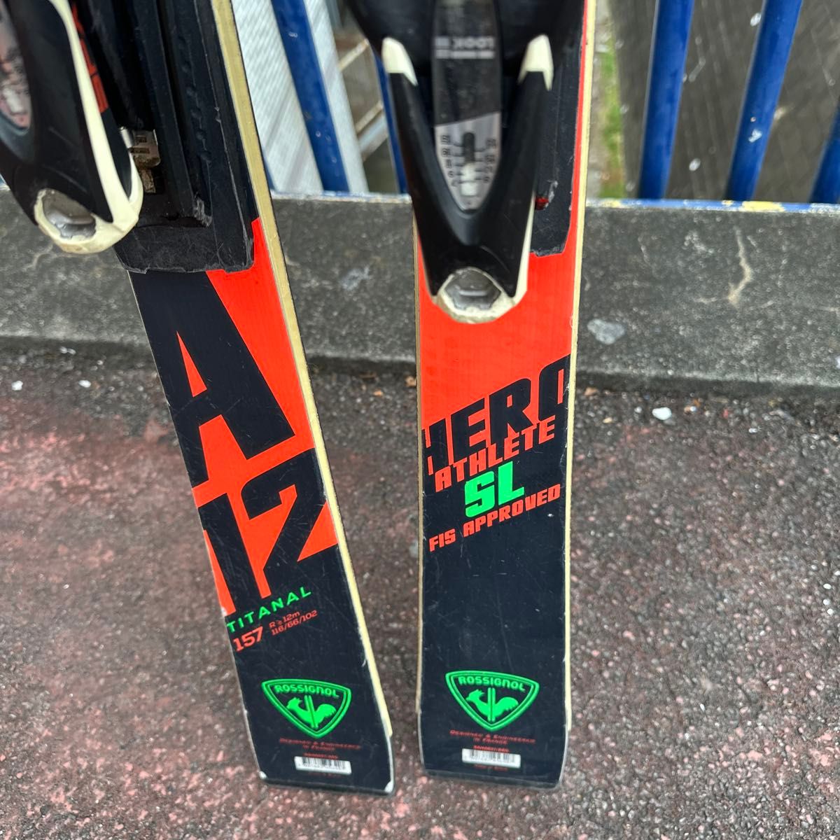 Rossignol HERO ATHLETE SL Fis 157スキー板 ビンディング Rossignol HERO ATHLETE SL Fis 157スキー板 ビンディング