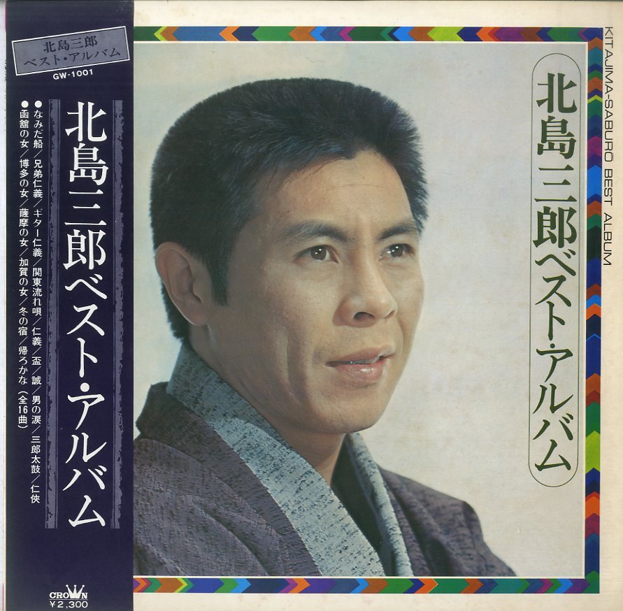 A00315778/LP/北島三郎「ベスト・アルバム」