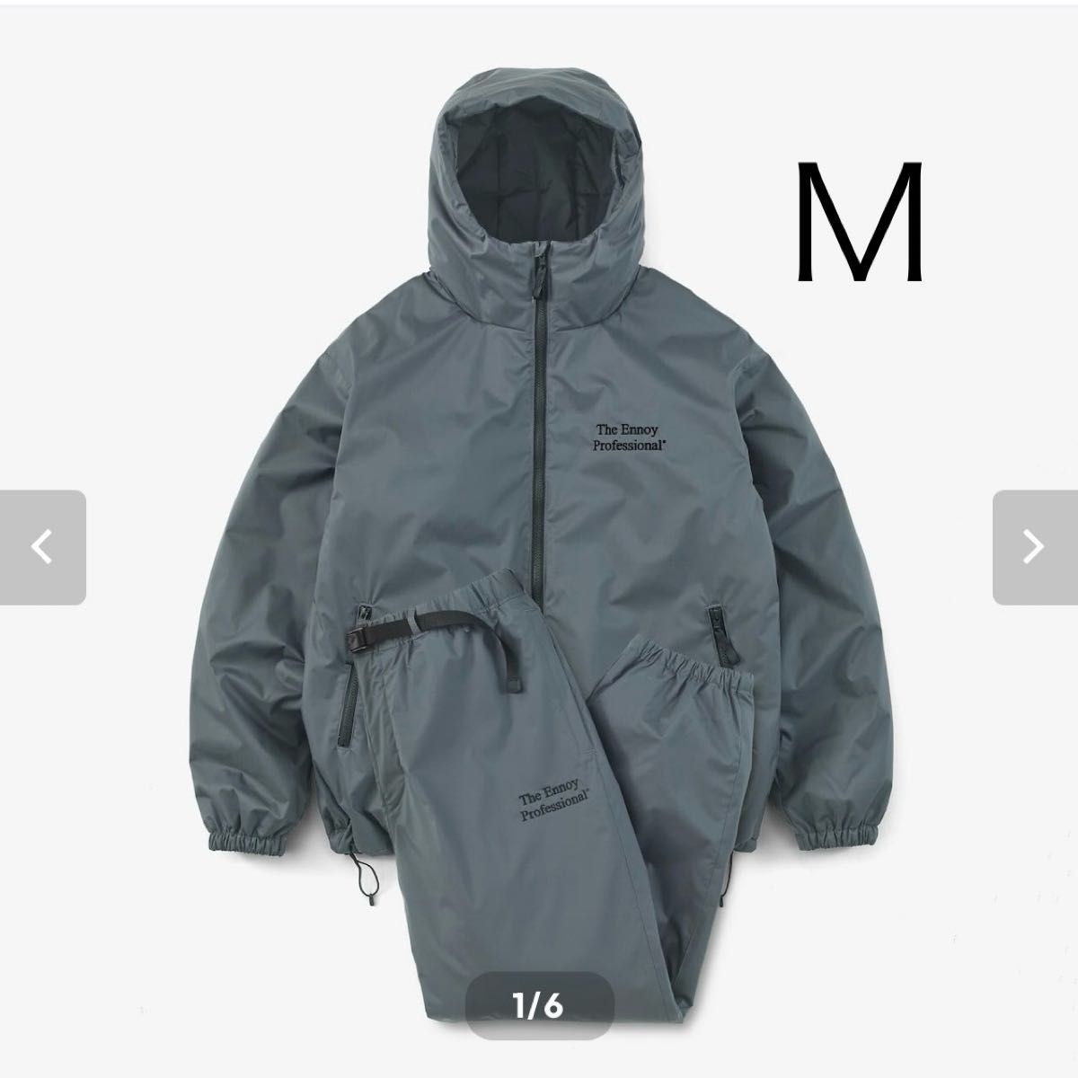 新品 ENNOY PROFESSIONAL PADDED SETUP (GRAY) Mサイズ 新品 ENNOY PROFESSIONAL PADDED SETUP (GRAY) Mサイズ