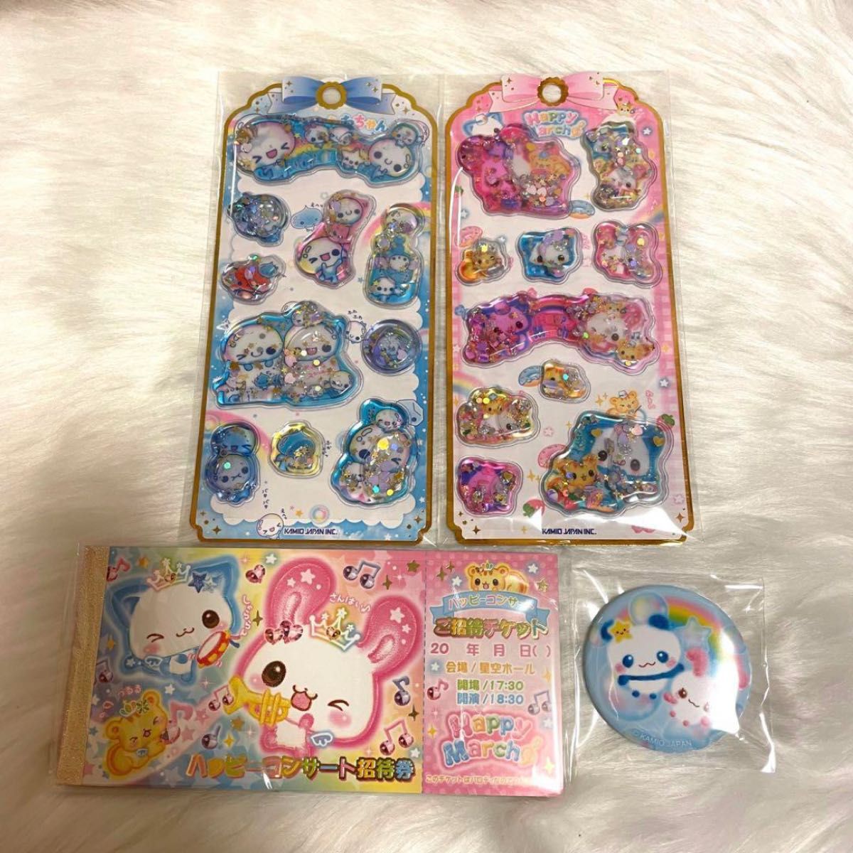 平成レトロ ファンシー 4点 ぷくぷくあわわちゃん ハッピー 平成レトロ ファンシー 4点 ぷくぷくあわわちゃん ハッピー