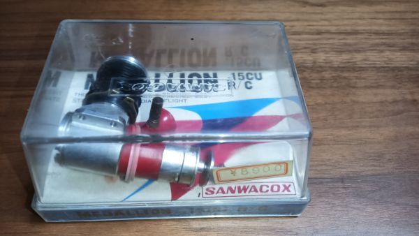 新品未開封 サンワ COX エンジン .15CU ラジコン メダリオン MEDALLION シュニーレエンジン 昭和レトロ