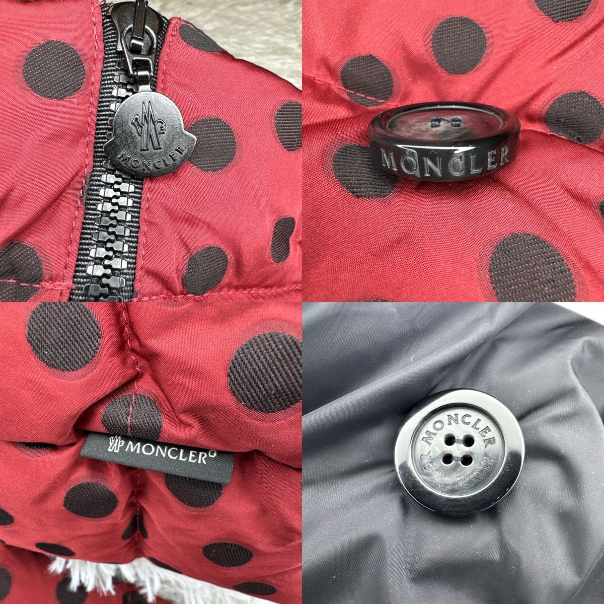 希少・美品】モンクレール パラス PALAS ダウンジャケット 水玉 希少・美品】モンクレール パラス PALAS ダウンジャケット 水玉
