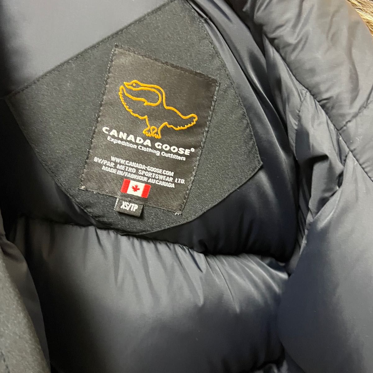 美品 貴重 レア )Canada Goose コート ファー付き 鳥マーク 美品 貴重 レア )Canada Goose コート ファー付き 鳥マーク