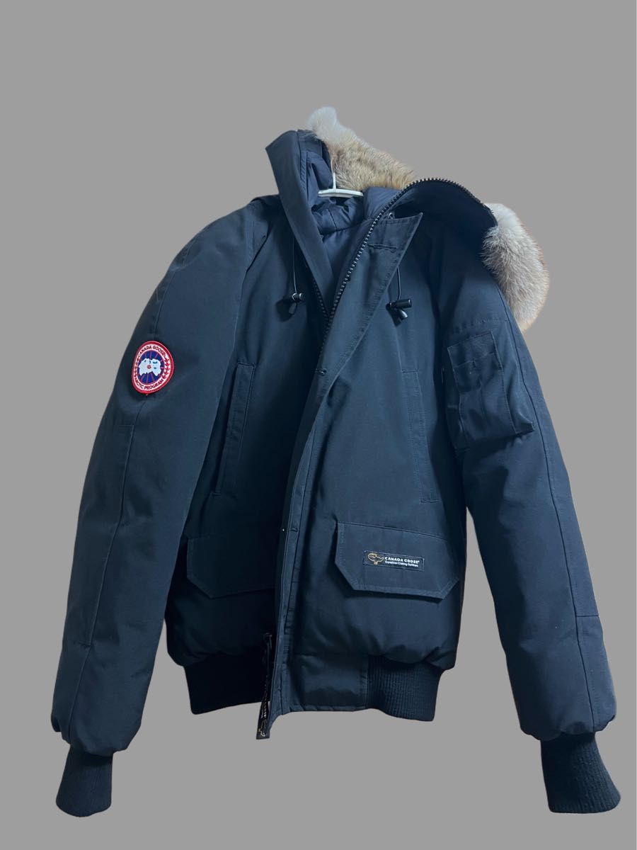 美品 貴重 レア )Canada Goose コート ファー付き 鳥マーク 美品 貴重 レア )Canada Goose コート ファー付き 鳥マーク