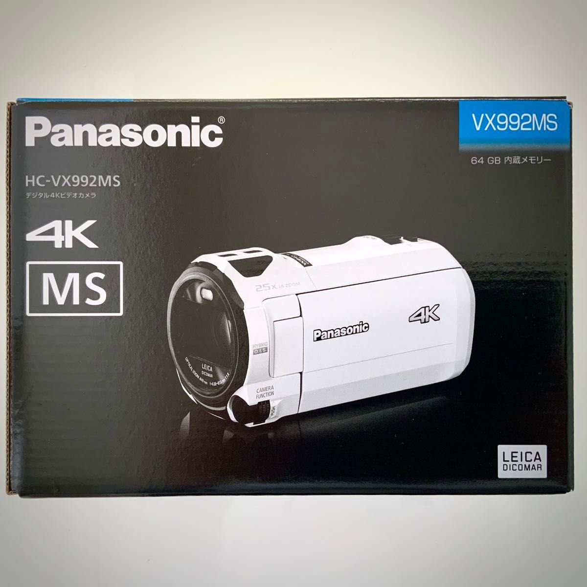 Panasonic デジタル4Kビデオカメラ 【HC-VX992MS-W】+(予備 Panasonic デジタル4Kビデオカメラ 【HC-VX992MS-W】+(予備