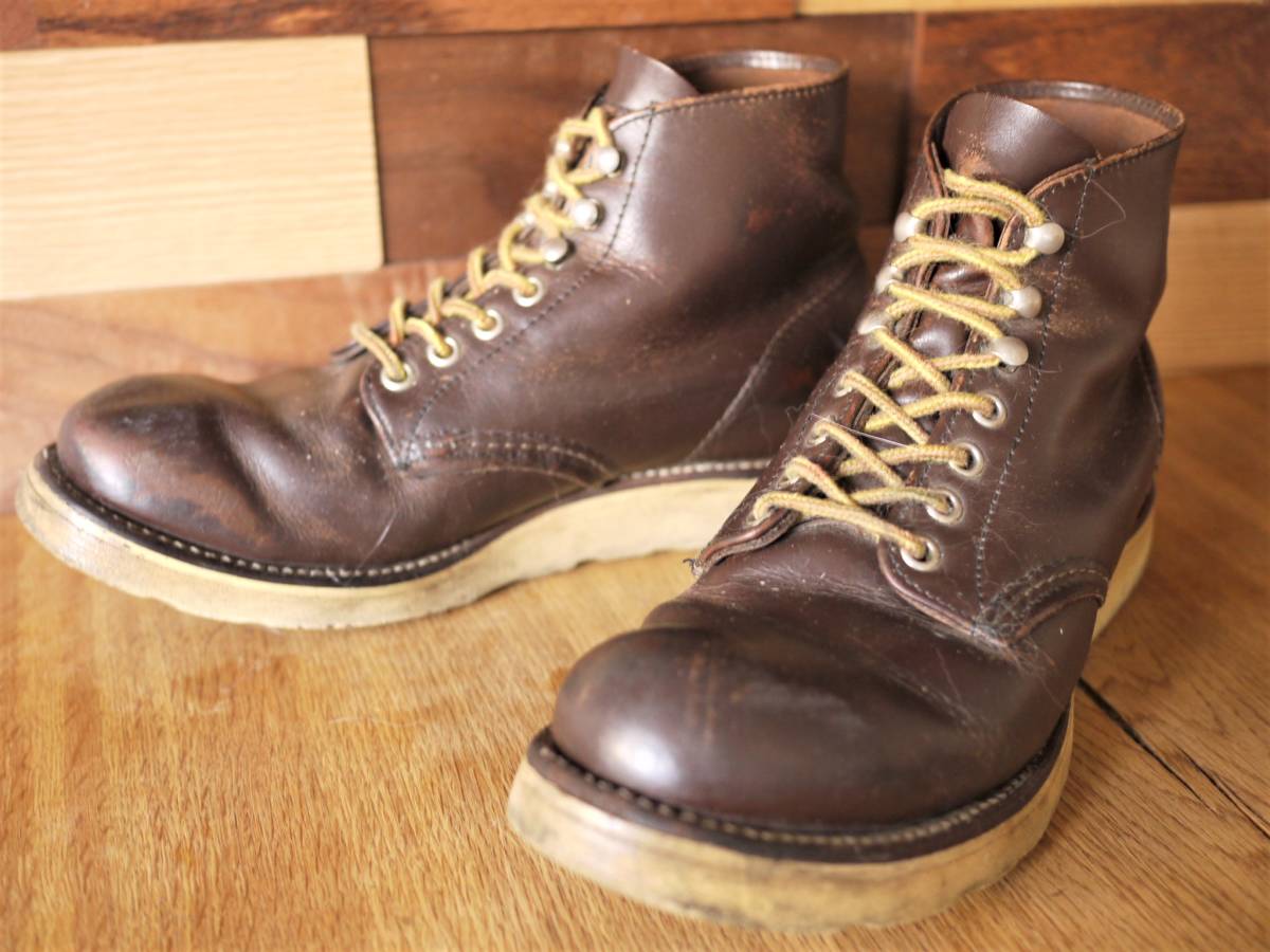 Red Wing レッドウイング 8160 ガラスレザー 犬タグ プレーントゥアイリッシュセッター　 _画像1