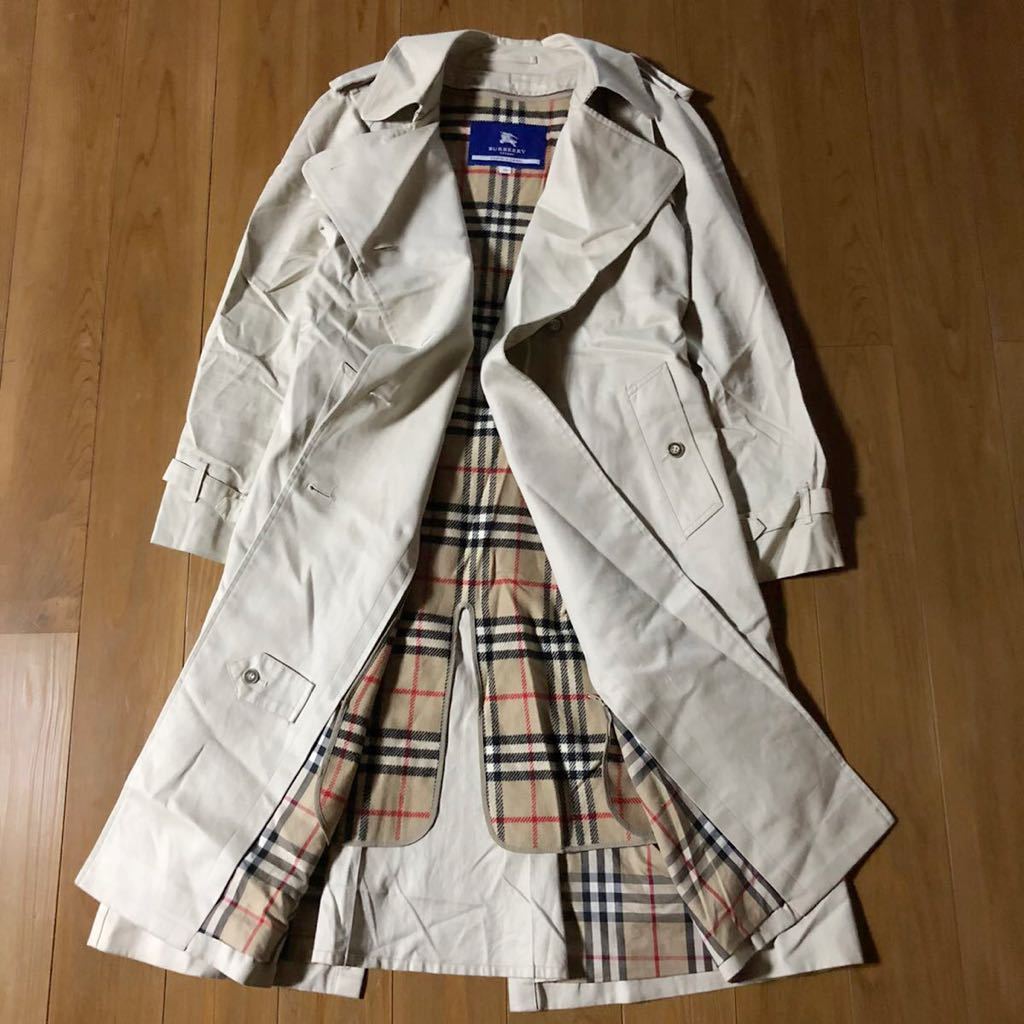 新版 トレンチコート ブルーレーベル バーバリー LABEL BLUE BURBERRY