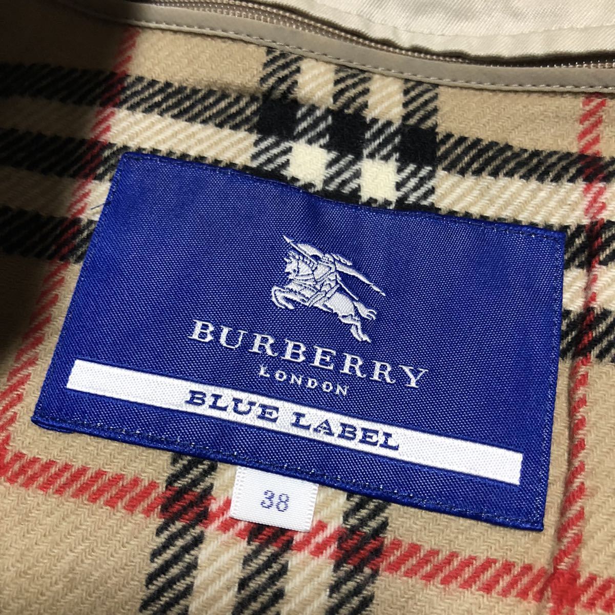 BURBERRY BLUE LABEL バーバリー ブルーレーベル トレンチコート ジャケット M 38_画像7