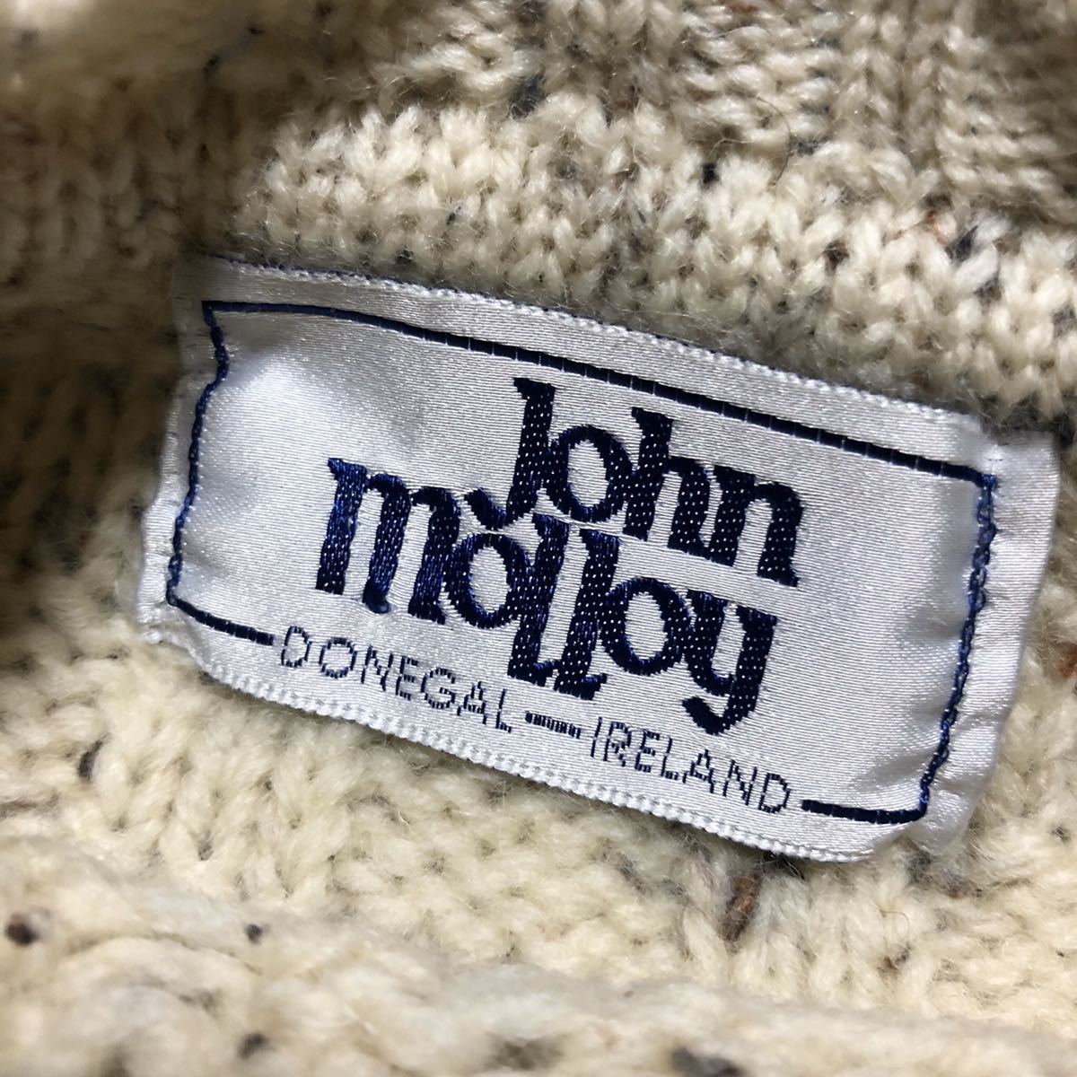 John Molloy ジョンモロイ フィッシャーマン ケーブルニット セーター_画像5