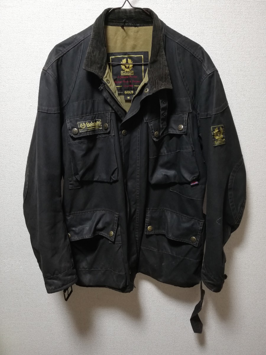 ベルスタッフ BELSTAFF ゴールド コットンワックス sizeM