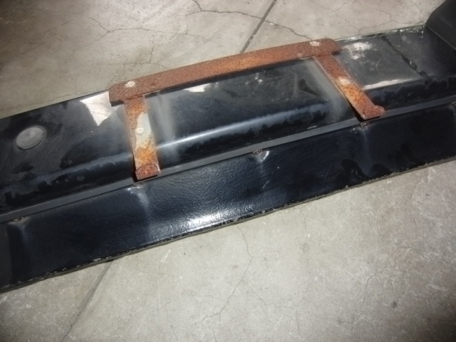 # Porsche 911 SC cabriolet rear bumper used 93050511201 93050503200 93050503100 930 parts taking equipped rear foglamp apron #