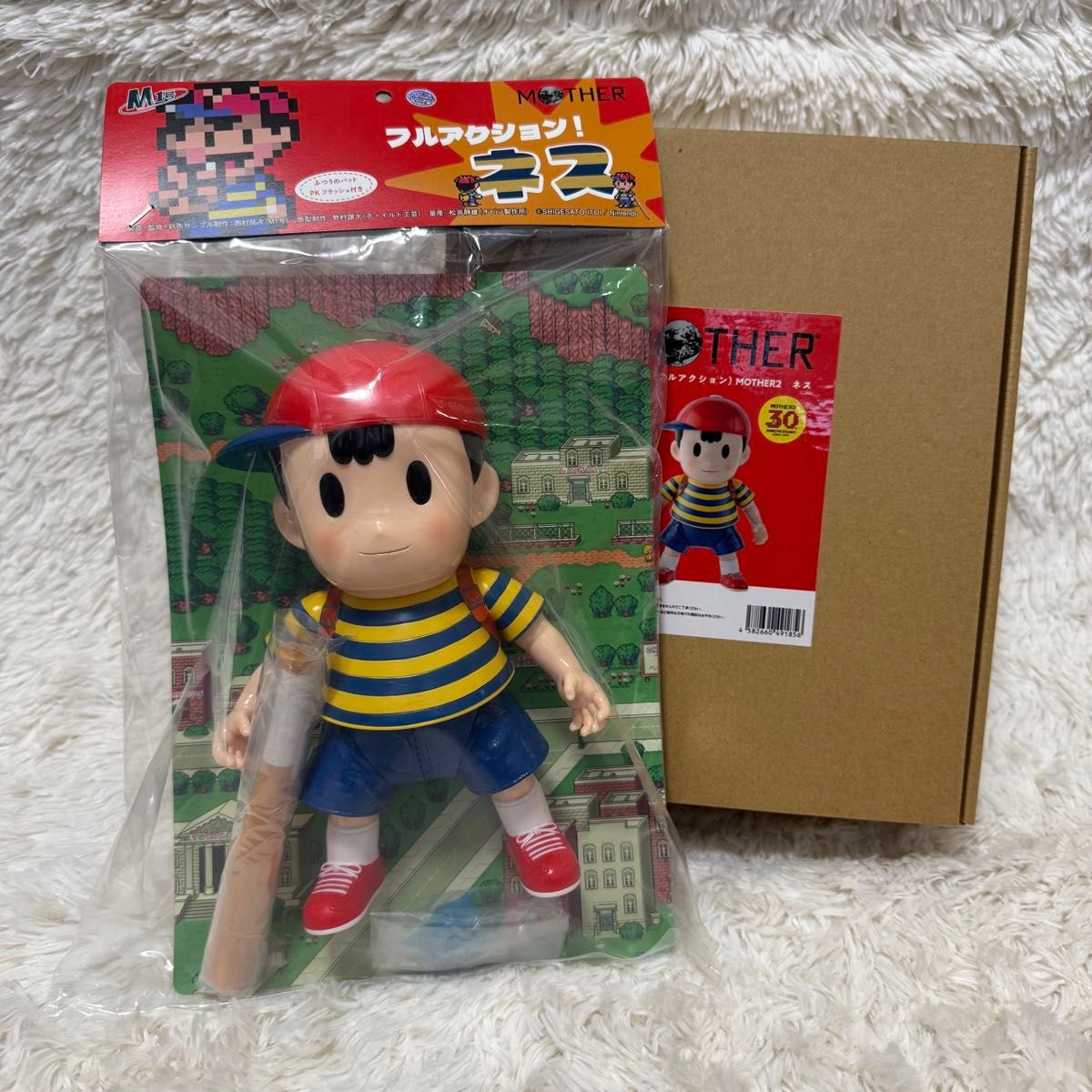 新品未開封】mother2 ネス ソフビ フルアクション ほぼ日 任天堂 新品未開封】mother2 ネス ソフビ フルアクション ほぼ日 任天堂
