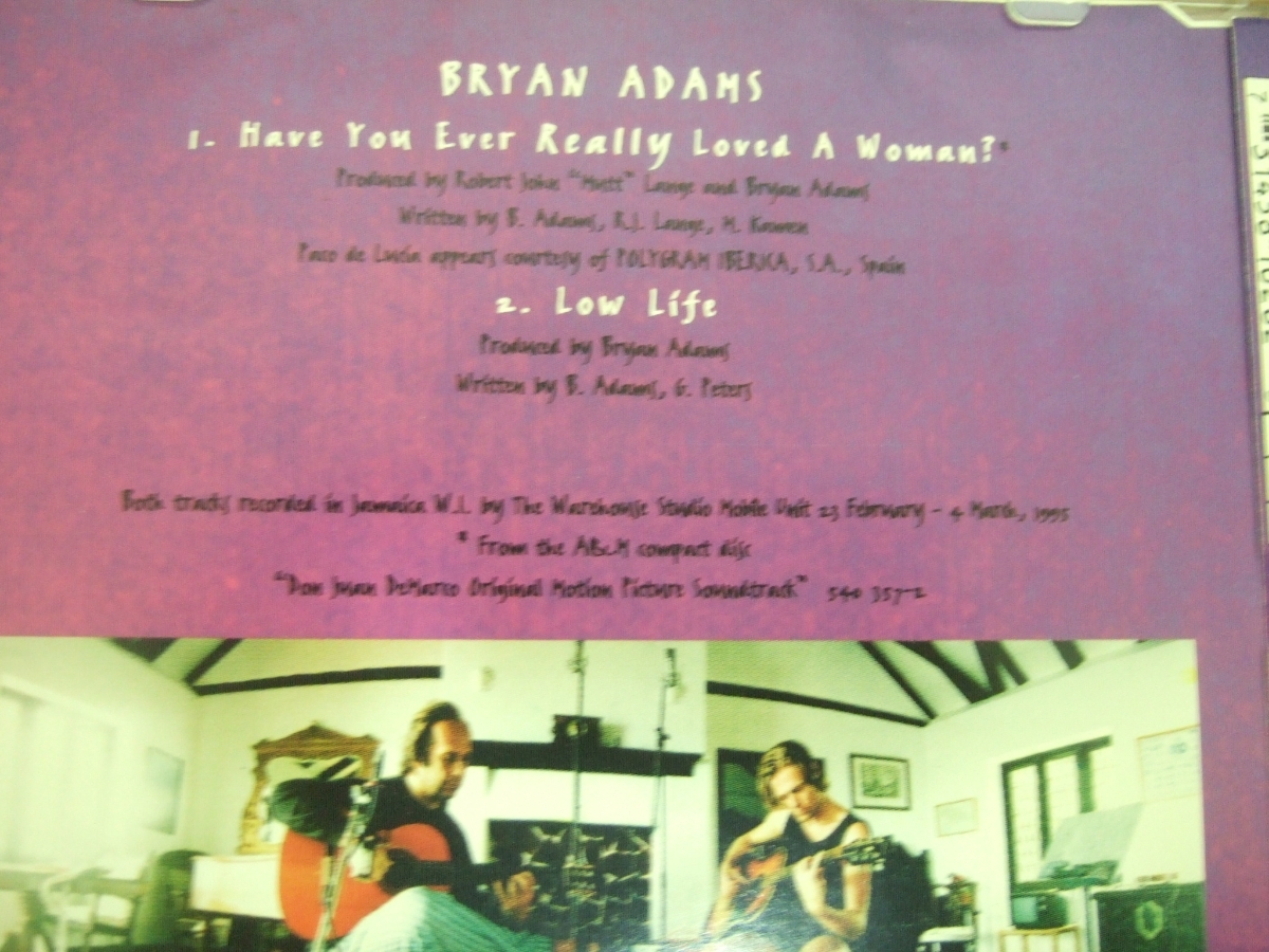 【CD】ブライアン・アダムス BRYAN ADAMS / Have You Ever Really Loved A Woman? シングル