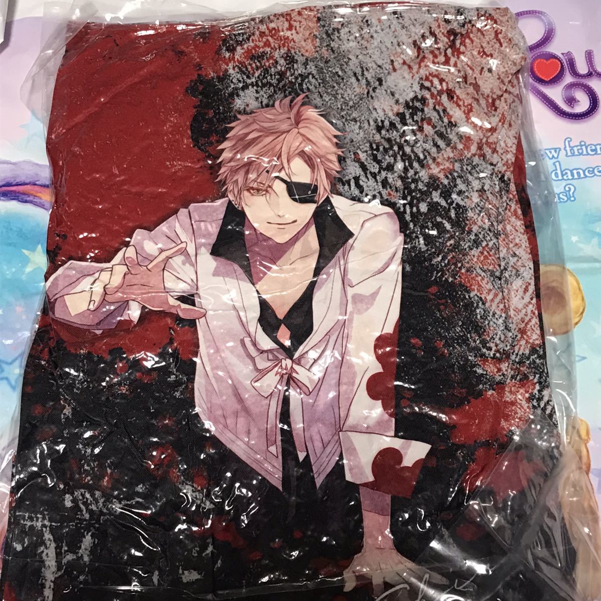 ディアラヴァ ディアラバ 【DIABOLIK LOVERS】吸愛事後-Graphite Blood- Rejet shop 限定 くじ A賞 クッション シン　月浪　月浪シン_画像1