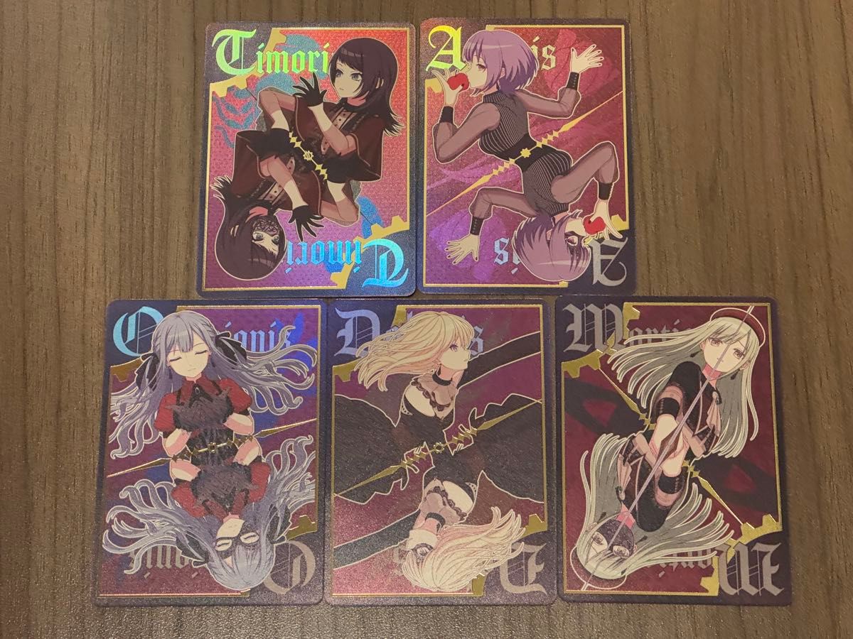 Ave Mujica KiLLKiSS 特典 特製キャラクターカード全5種 コンプ Ave Mujica KiLLKiSS 特典 特製キャラクターカード全5種 コンプ