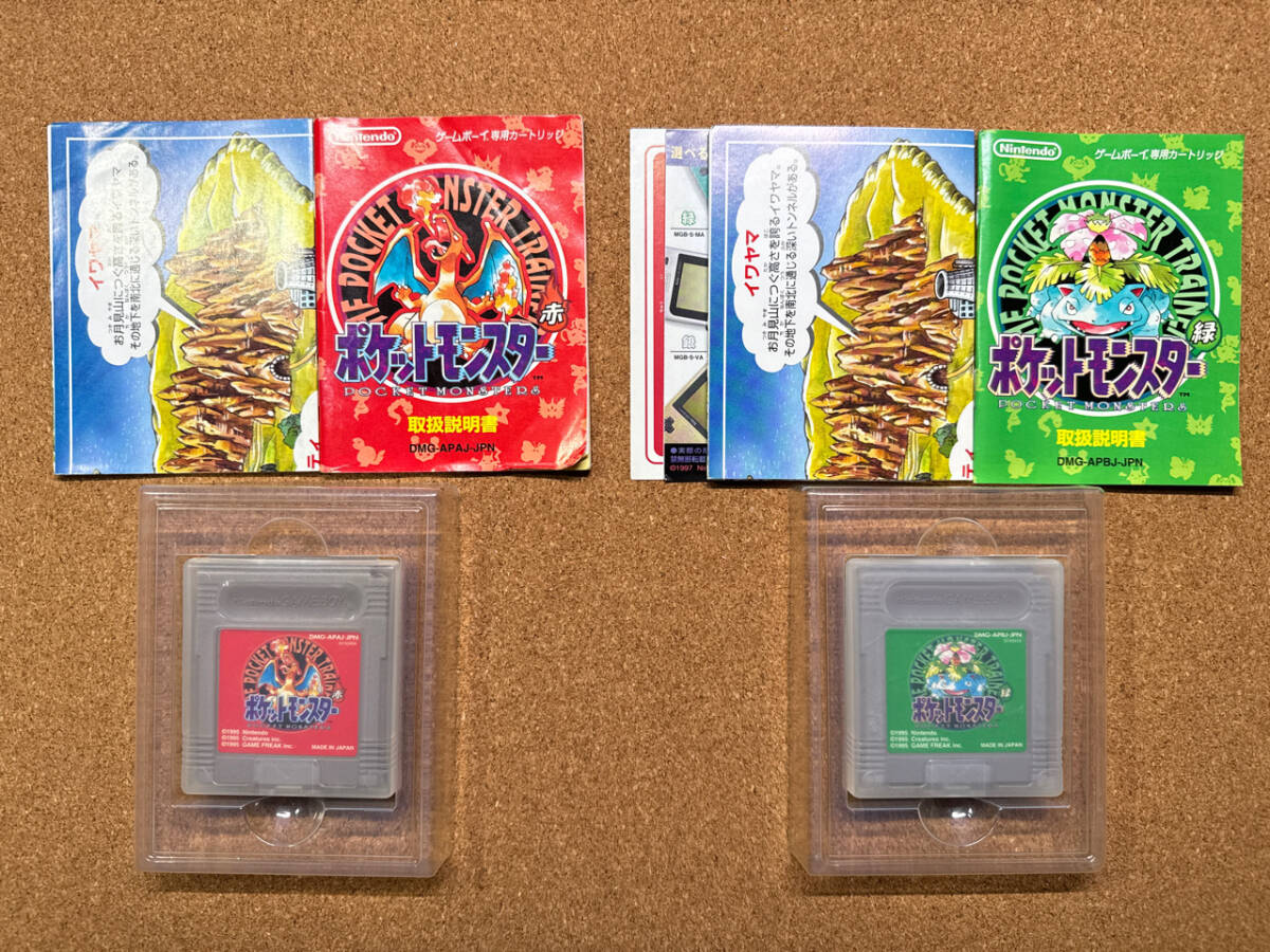 GB◇ポケットモンスター 赤/緑/青/黄色/金/銀/クリスタル 7点 GB◇ポケットモンスター 赤/緑/青/黄色/金/銀/クリスタル 7点