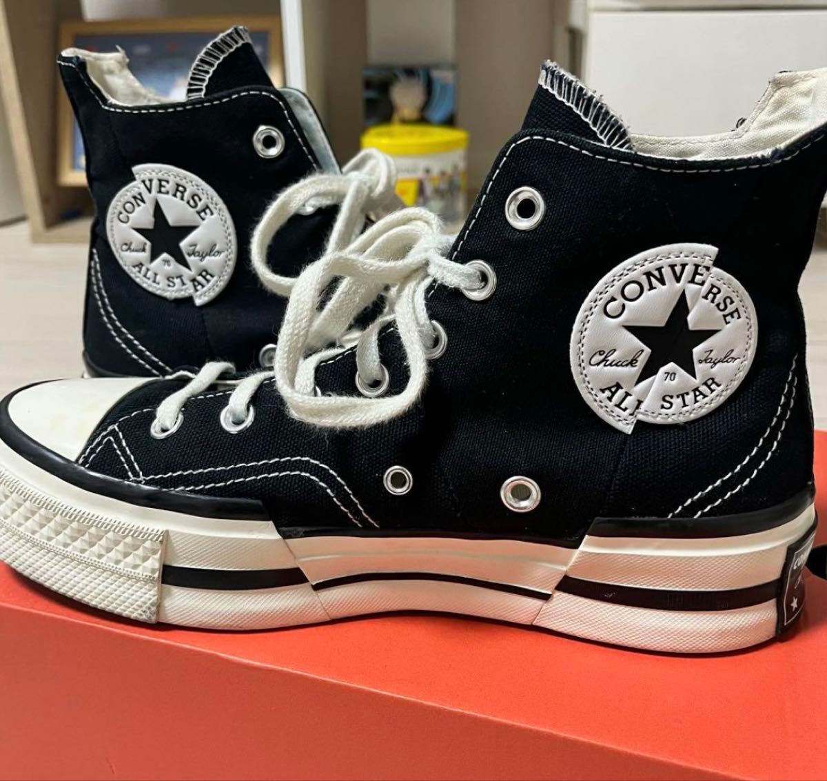CONVERSE コンバース CT70 PLUS BLACK HI CUT チャックテイラー CONVERSE コンバース CT70 PLUS BLACK HI CUT チャックテイラー