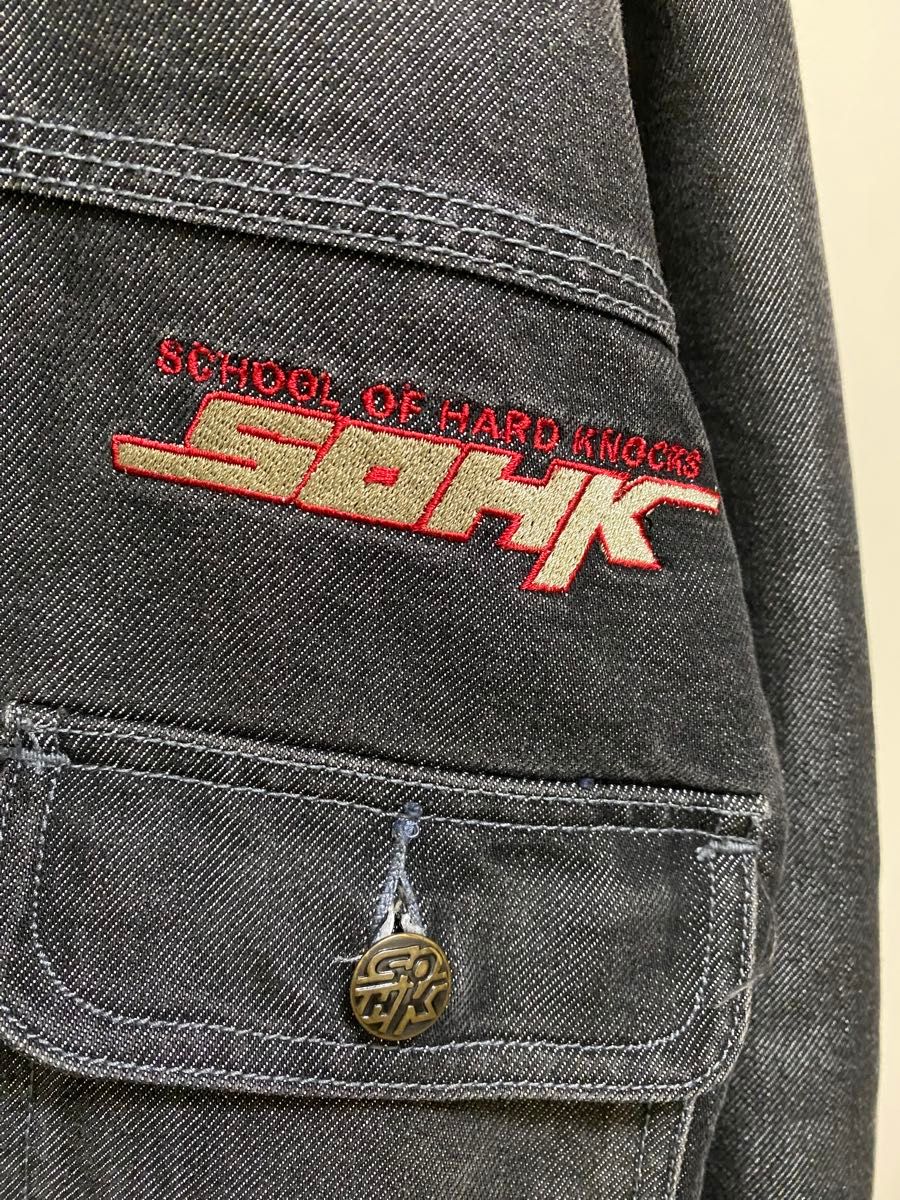 当時物 スクールオブハードノックス SOHK デニムジャケット 当時物 スクールオブハードノックス SOHK デニムジャケット