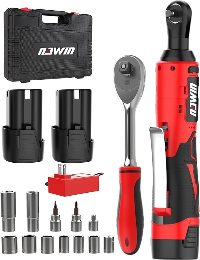 充電式ラチェットレンチ 16.8V コードレス 電動ラチェットレンチ ソケットレンチセット ガレージツールセット最大トルク 55Nm