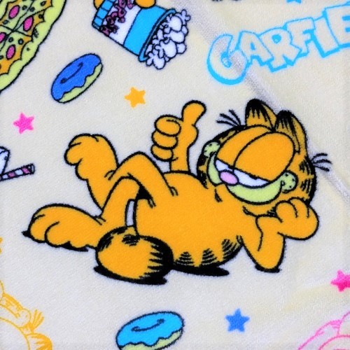 !_ Garfield банное полотенце 120×60 желтый цвет 