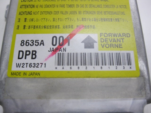 b2671 送料520円!! コルトプラス Z23W エアバックコンピューター Z24W Z21W Z22W コルト Z21A Z22A Z23A Z24A Z25A Z26A Z27A_画像2