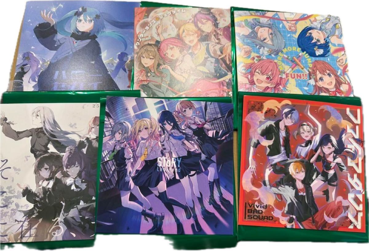 劇場版 プロジェクトセカイ プロセカ 入場者特典 CD 全6種 劇場版 プロジェクトセカイ プロセカ 入場者特典 CD 全6種