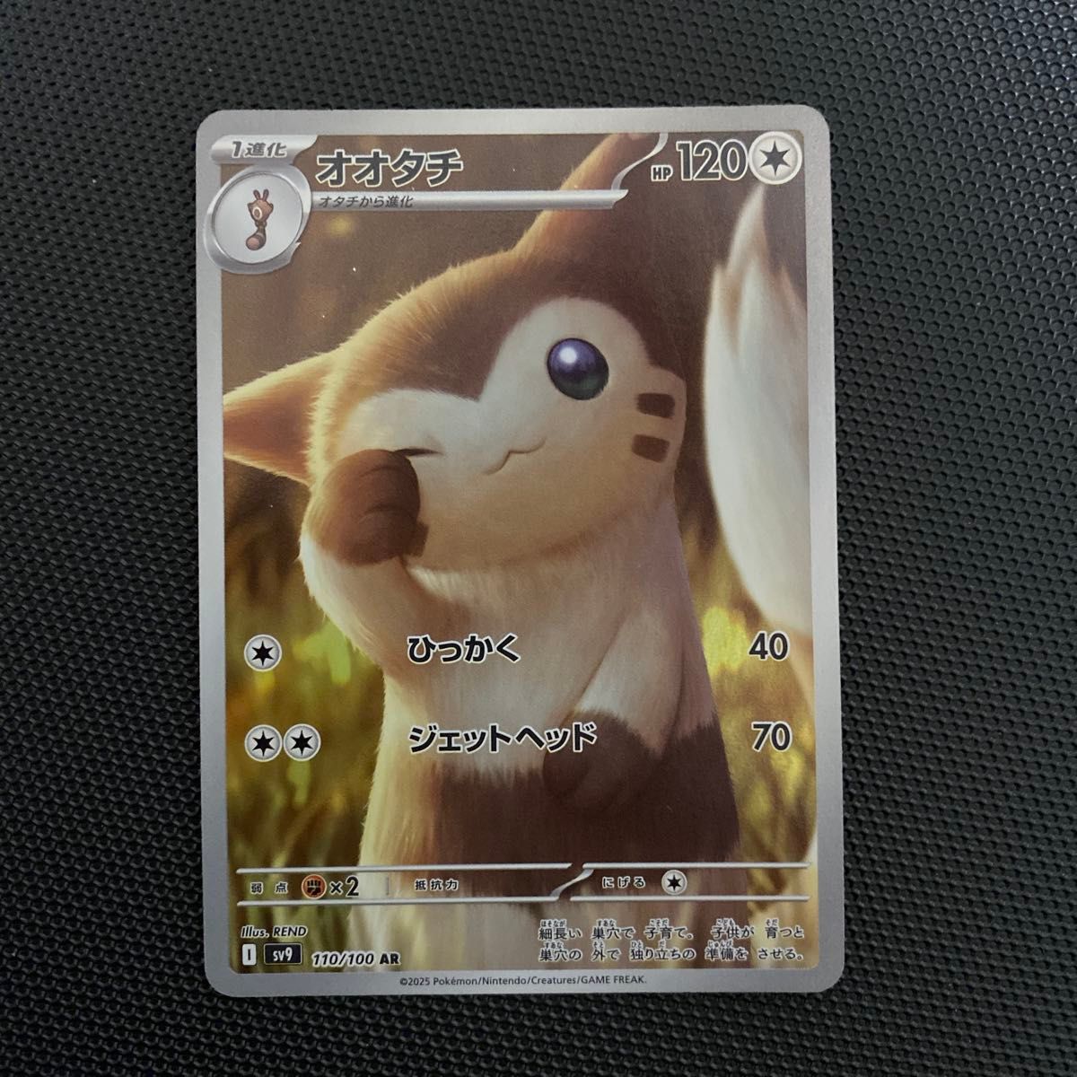 ポケモンカード オオタチ AR sv9 110/100 バトルパートナーズ ポケモンカード オオタチ AR sv9 110/100 バトルパートナーズ