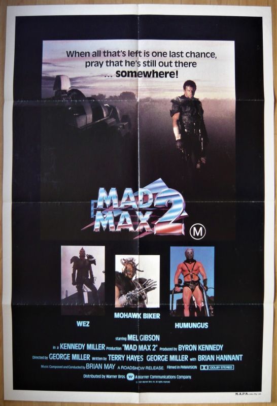 マッドマックス2　オーストラリア版オリジナルポスター