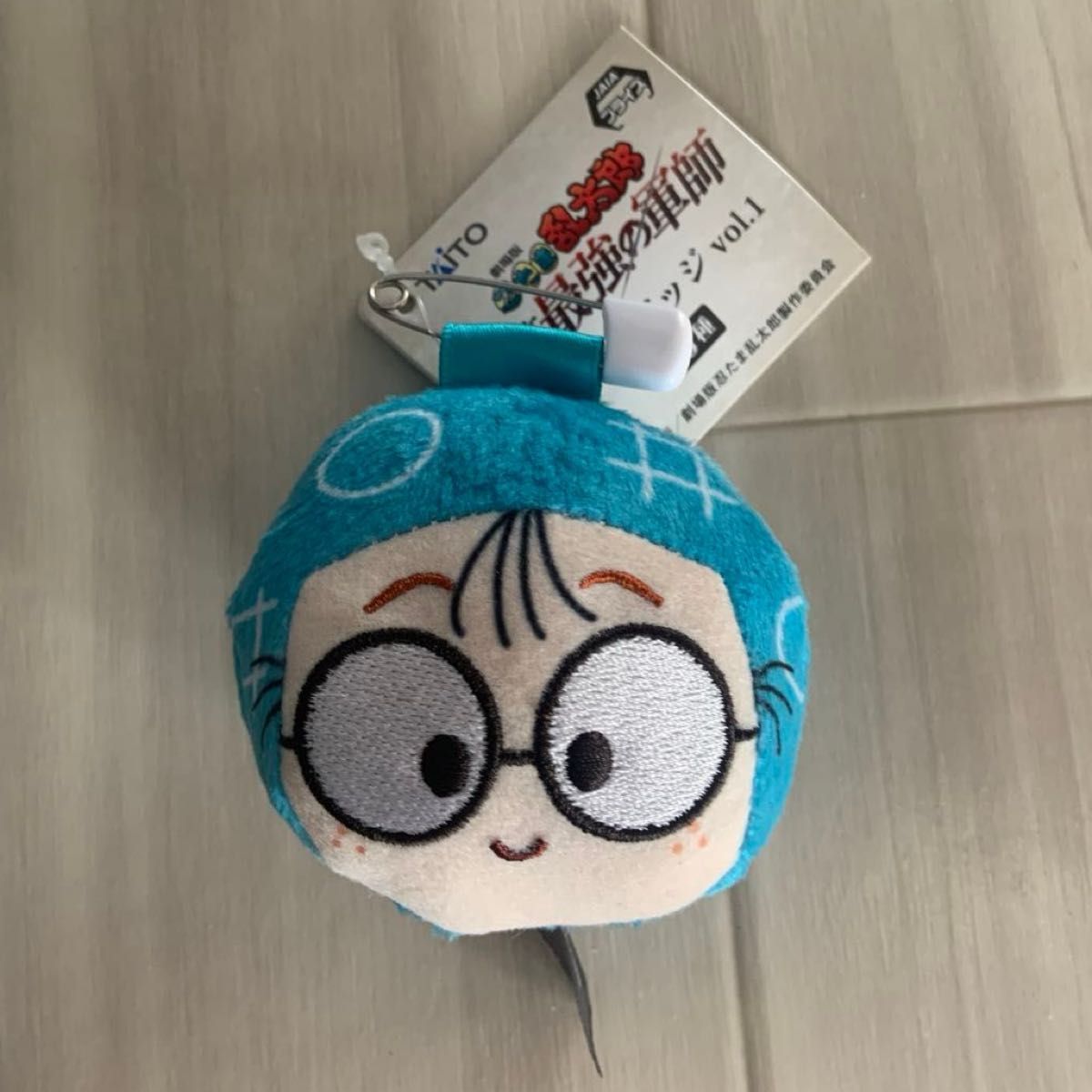 忍たま乱太郎 乱太郎 フェイスバッジ マスコット ぬいぐるみ 忍たま乱太郎 乱太郎 フェイスバッジ マスコット ぬいぐるみ