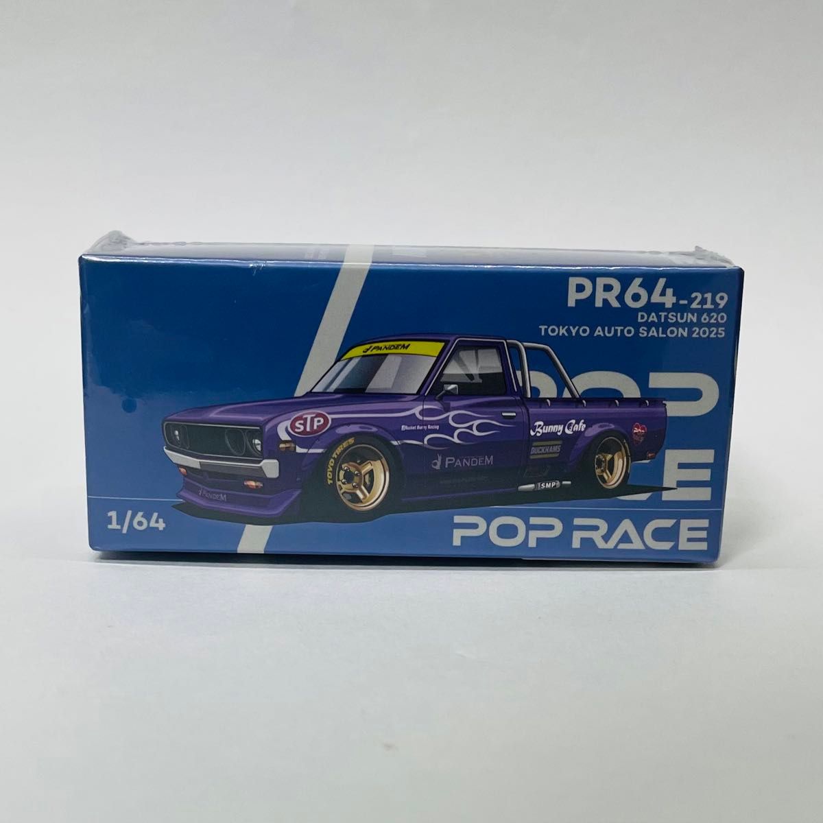 東京オートサロン 2025 限定 POP RACE 1/64 DATSUN 620 モデル 東京オートサロン 2025 限定 POP RACE 1/64 DATSUN 620 モデル