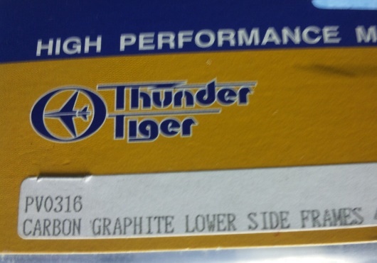 Thunder Tiger PV0316 Carbon Lower Side Frames .._画像2