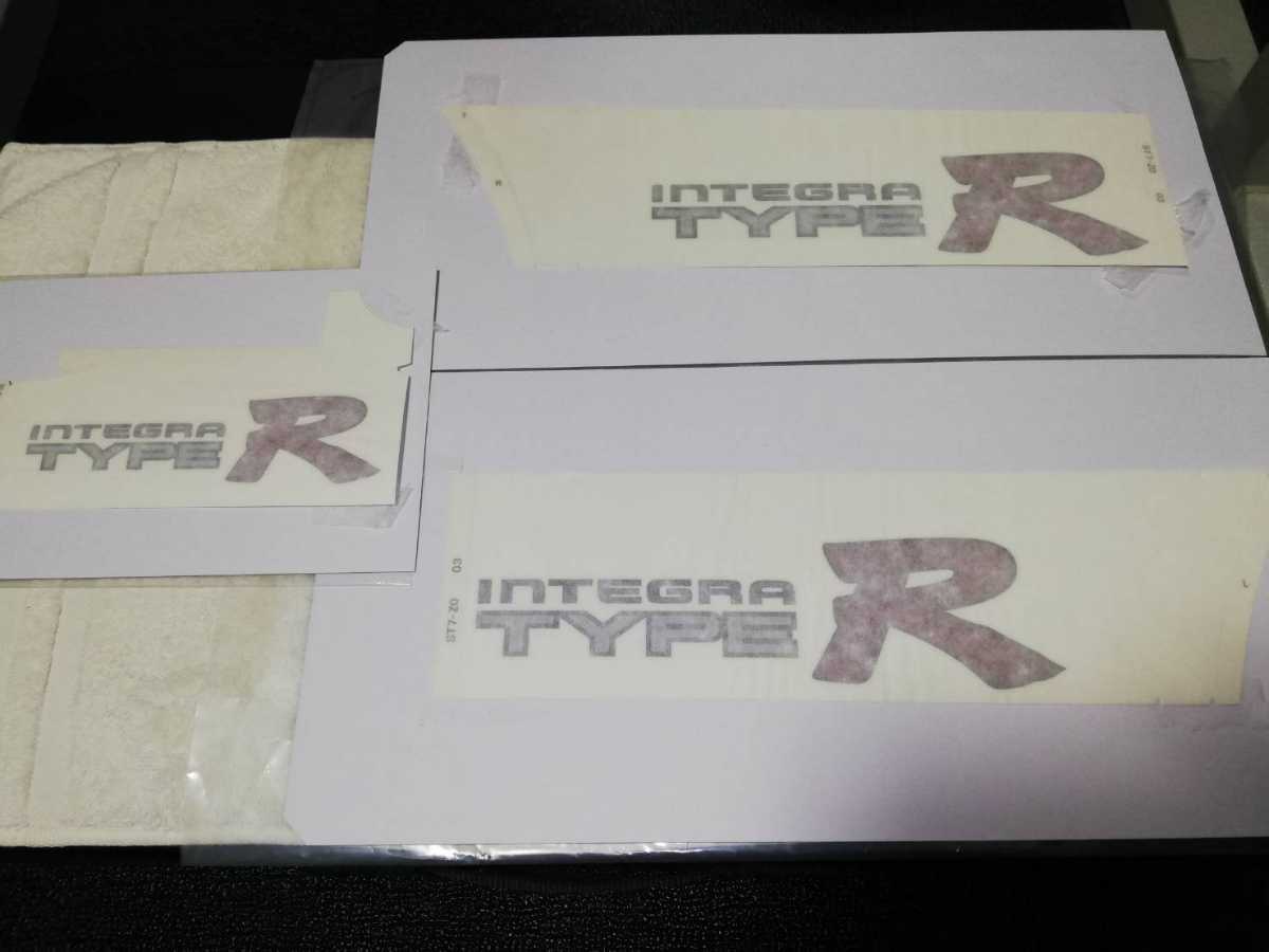ホンダ純正品★ インテグラ タイプR DC2 サイド リア ステッカー デカール 3点セット★検)B18C DB8 DC1 無限 modulo JDM US MADE IN JAPAN