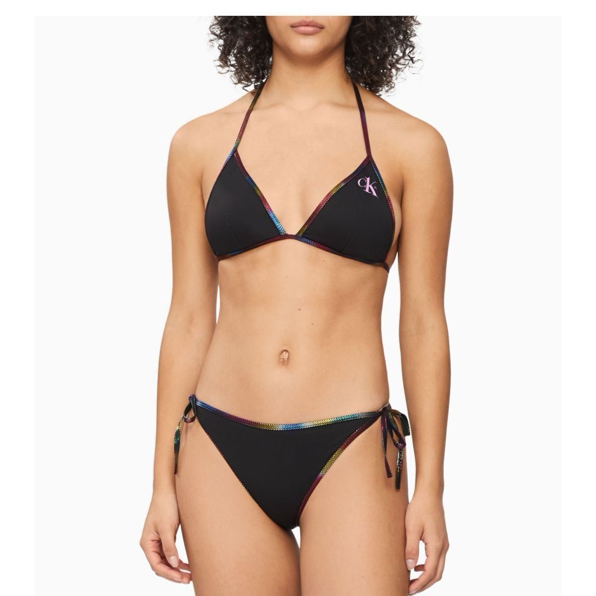 カルバンクライン CALVIN KLEIN 水着 ビキニ 黒 ブラック新品未 カルバンクライン CALVIN KLEIN 水着 ビキニ 黒 ブラック新品未