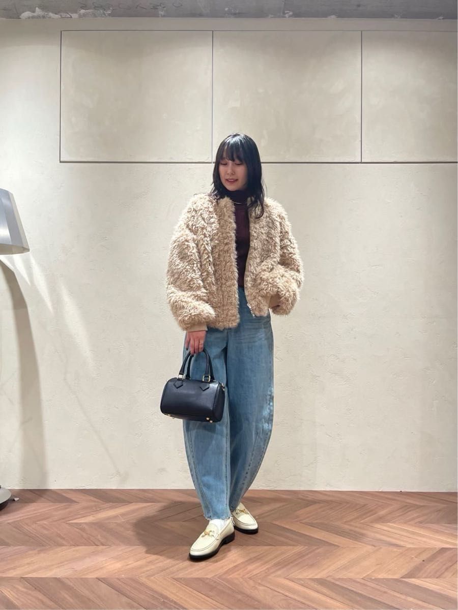 CADUNE ボア ブルゾン カデュネ ファー コート コラボ 川上桃子 CADUNE ボア ブルゾン カデュネ ファー コート コラボ 川上桃子
