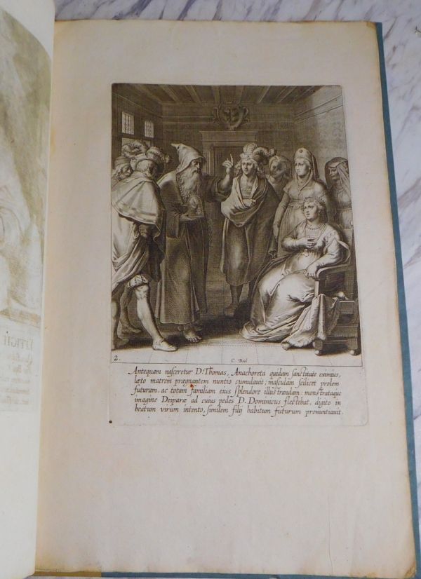 『聖トマス・アクィナスの生涯』★オットー・ファン・フェーン銅版画全30点/1778年刊/ルーベンスの師
