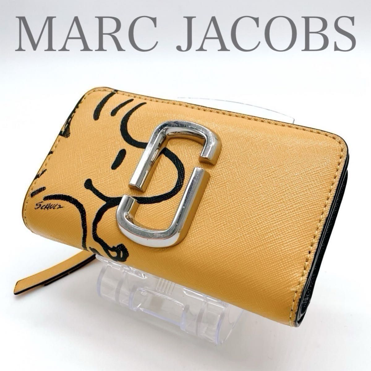 希少】【美品】MARC JACOBS マークジェイコブス 二つ折り財布 希少】【美品】MARC JACOBS マークジェイコブス 二つ折り財布