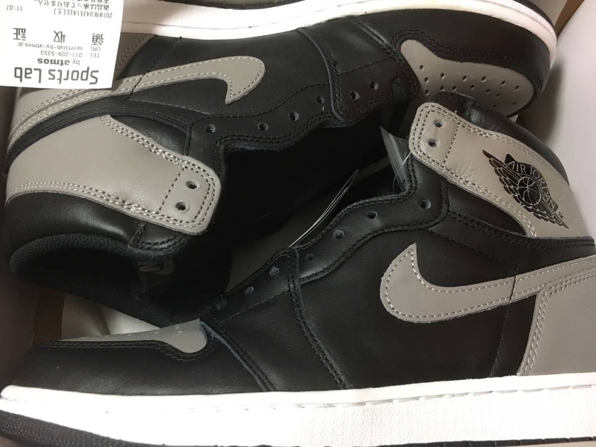 NIKE AIR JORDAN1 OG GREY BLACK 灰色 灰 27.5cm US9.5_画像1