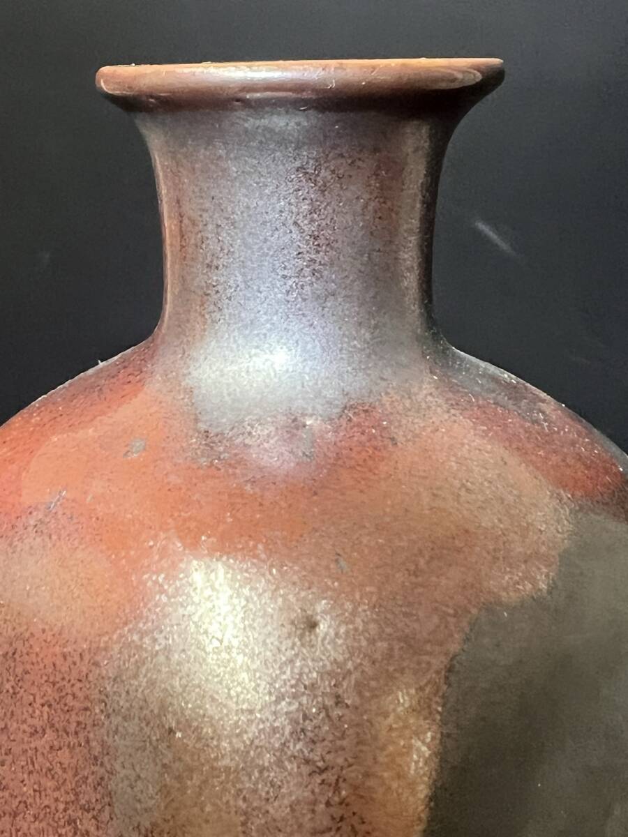 飾り壺 四角花瓶 花器 陶磁器 陶器 陶芸 工芸品 備前焼 高級感 飾り壺 四角花瓶 花器 陶磁器 陶器 陶芸 工芸品 備前焼 高級感