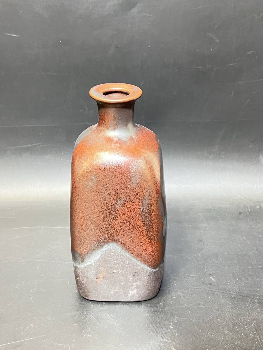 飾り壺 四角花瓶 花器 陶磁器 陶器 陶芸 工芸品 備前焼 高級感 飾り壺 四角花瓶 花器 陶磁器 陶器 陶芸 工芸品 備前焼 高級感