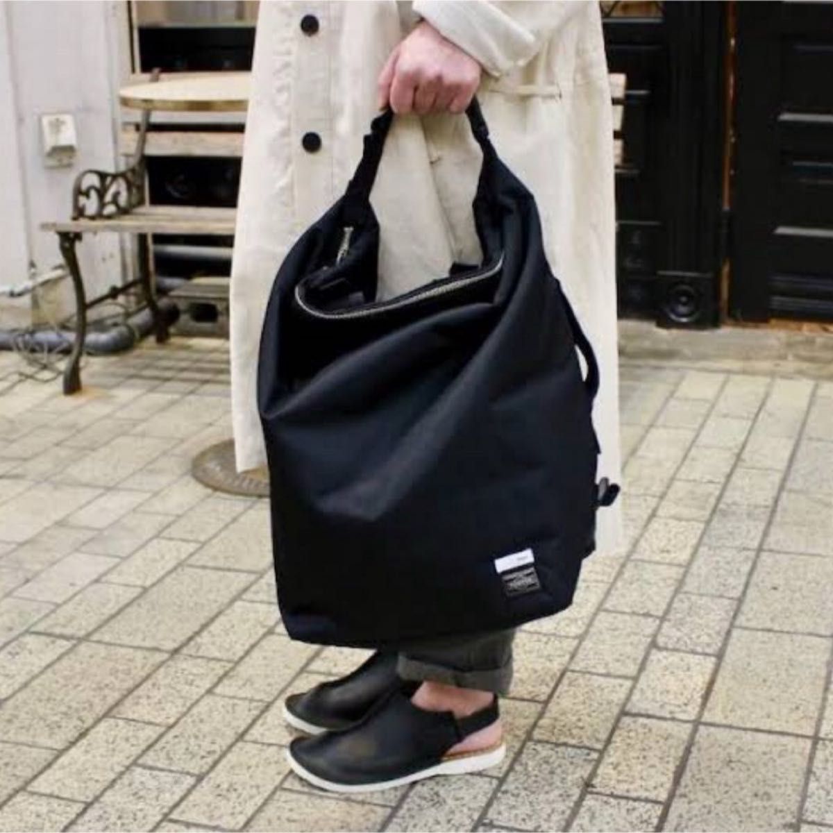 美品 toga porter ボンサック ブラック バックパック リュック 美品 toga porter ボンサック ブラック バックパック リュック
