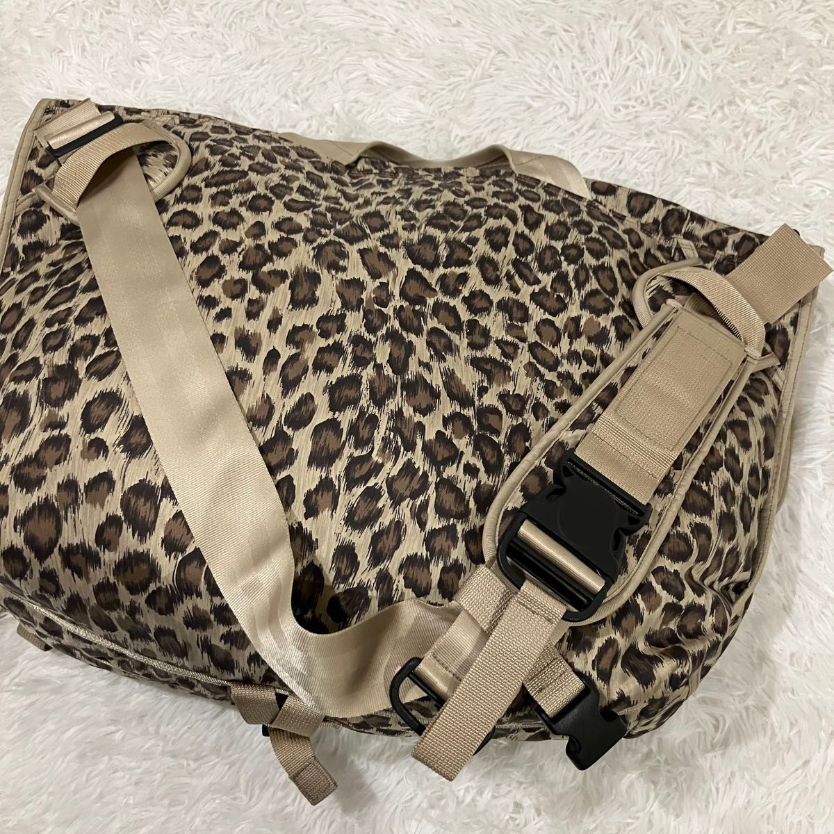 極美品 PORTER ヘッドポーター レオパード メッセンジャーバッグ 極美品 PORTER ヘッドポーター レオパード メッセンジャーバッグ
