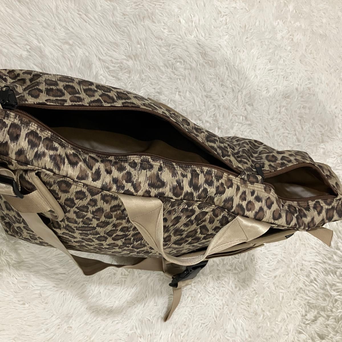 極美品 PORTER ヘッドポーター レオパード メッセンジャーバッグ 極美品 PORTER ヘッドポーター レオパード メッセンジャーバッグ