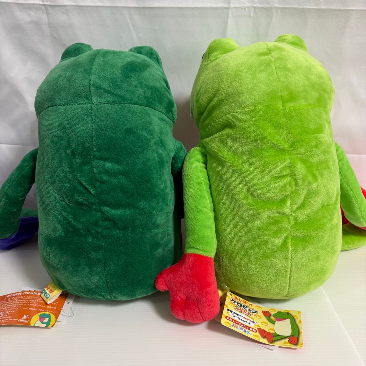 おとぼけケロピョン 2種セット ぬいぐるみ カラフル JB|Yahoo おとぼけケロピョン 2種セット ぬいぐるみ カラフル JB|Yahoo
