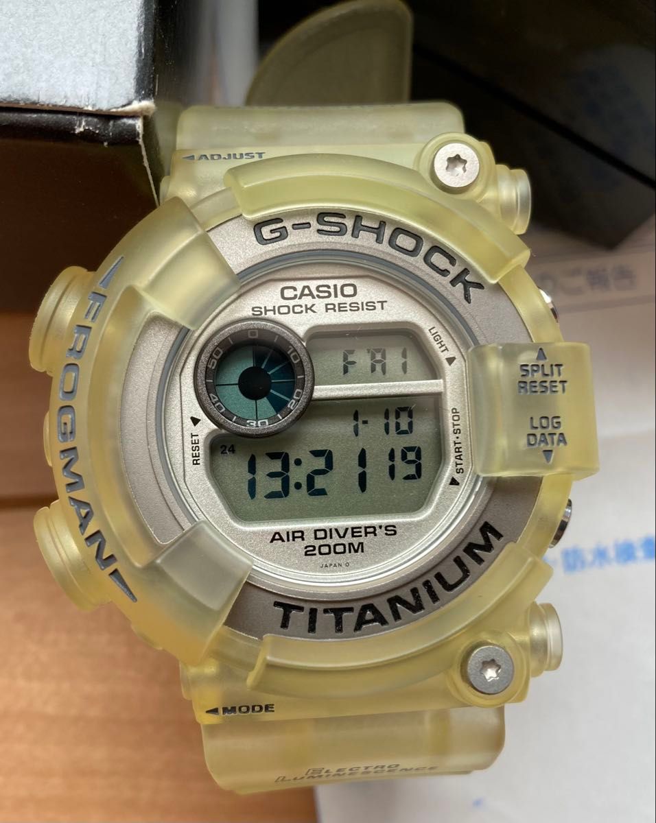 カシオ G-SHOCK FROGMAN DW-8200WC-7A チタンスケルトン カシオ G-SHOCK FROGMAN DW-8200WC-7A チタンスケルトン