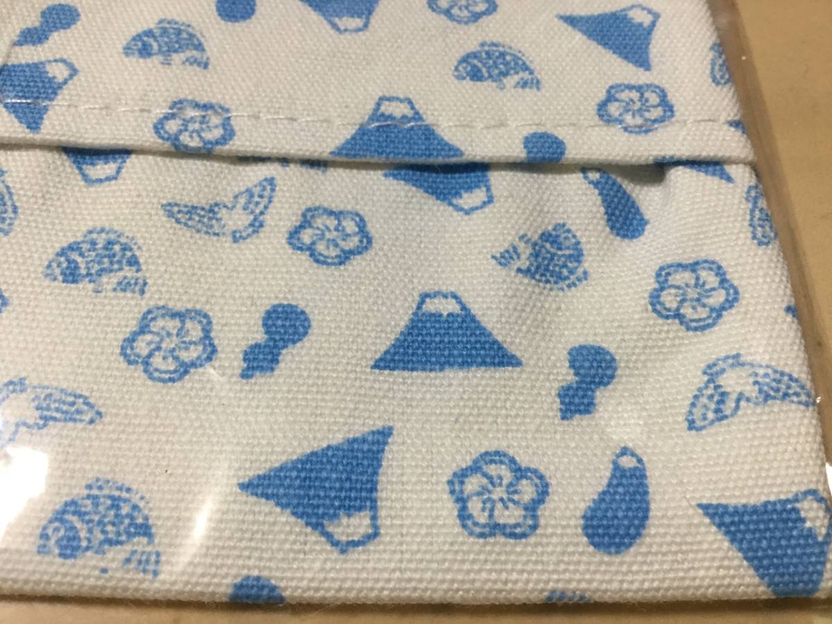  tissue case handmade. cloth small articles Japan Japanese clothing manufacture unused Mt Fuji free shipping 