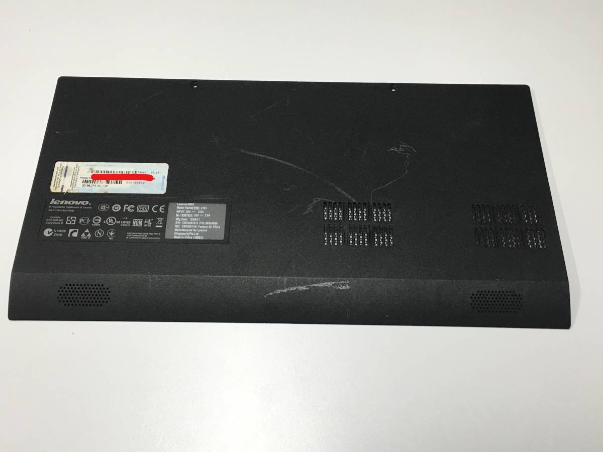 A15357)lenovo G585 for back surface cover present condition goods used 